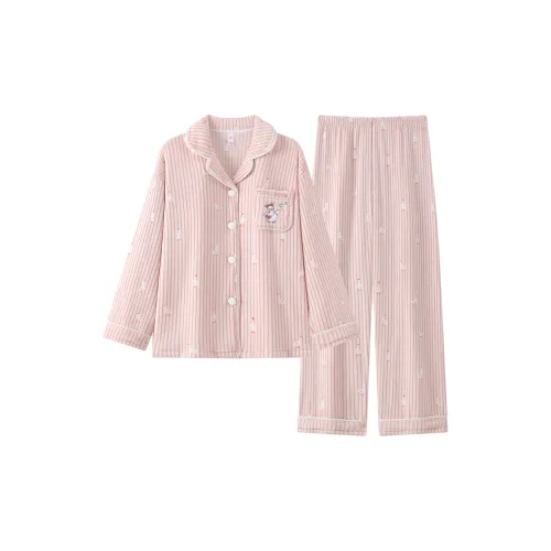 Gongdie Розовый Женский Пижамный Комплект