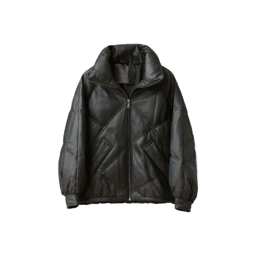 MH Черный Женский Пуховик