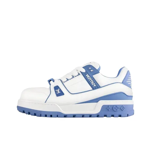 LOUIS VUITTON Trainer Maxi Little Jigglypuff Низкие Кроссовки для скейтбординга Женские Белые Синие