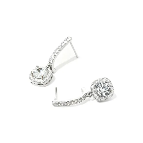 VKVK Alloy+Cyrcon Earrings Women's