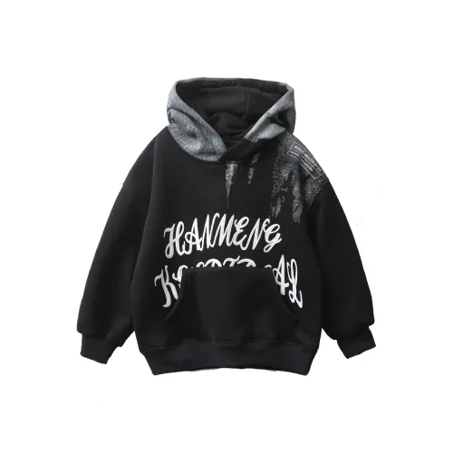 Mu Qingqing Черный Kids Свитшоты