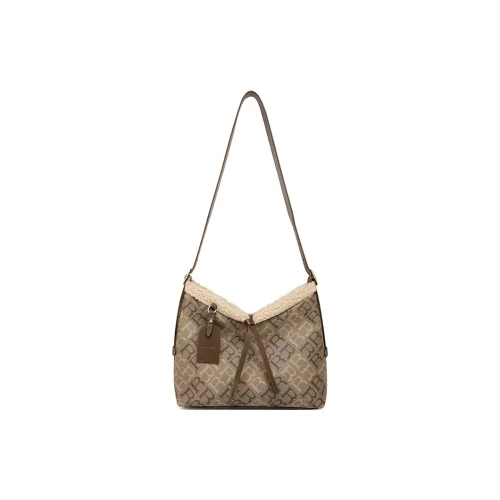 RED DRAGONFLY Синтетическая кожа текстиль Mosaic сумка через плечо стандартная женская золотисто-коричневый