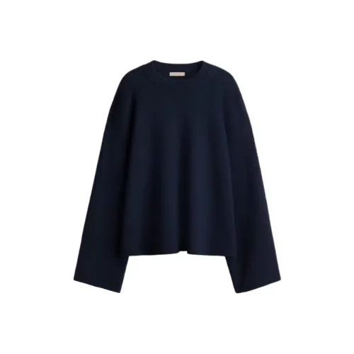 H M Морской Синий Женский Свитер