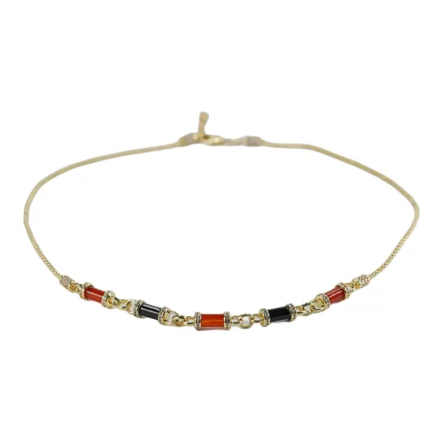 KRATTI Золото-покрытые медные ожерелья женские