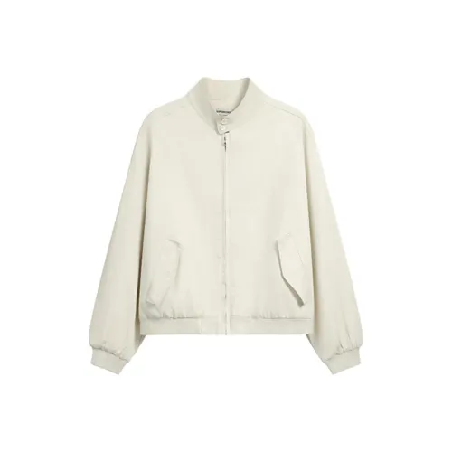 MORii Экрю Женское Короткое Пальто