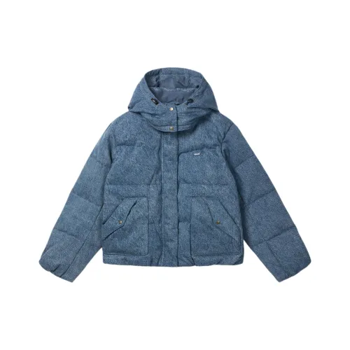 Levis Синий Женские Пуховики