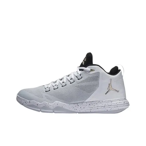 Jordan CP3 9 Баскетбольные кроссовки Мужской Серый