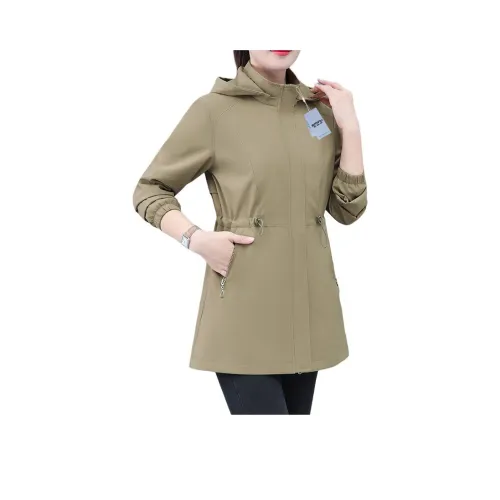 EMINU Женская тренч-куртка