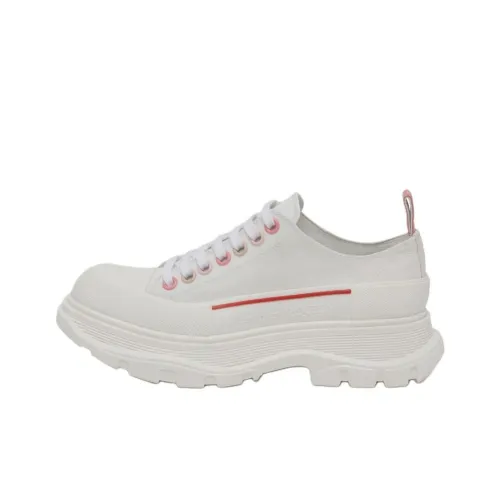 Alexander McQueen Tread Slick Low Топ Повседневная обувь Женская Белая