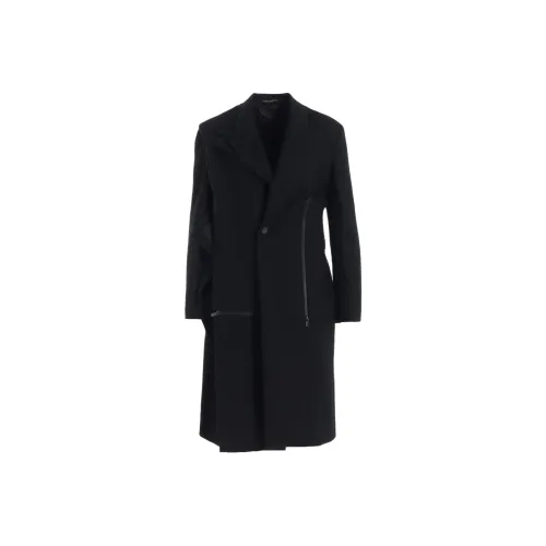 Yohji Yamamoto Femme FW25 W SAXONY ZIP Детали Куртка Куртки Пальто Женские
