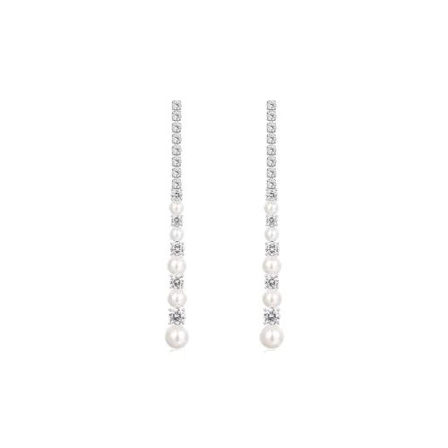 Rhymes Серьги с золотым покрытием из меди женские