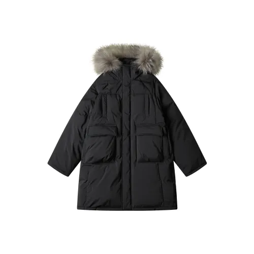 COKEIN Черный Мужской Пуховик