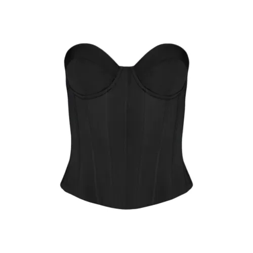 OH POLLY Кружево Вверх CORSET Топ Без бретелей Топ Женские