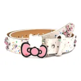 Белая кукла, стразы, ремень