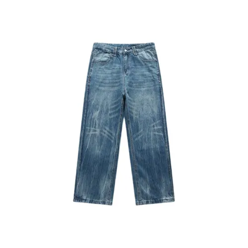 GXXX Винтажные синие мужские джинсы