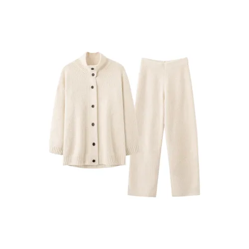 FOSS PHIL BBRL061 Молоко FUFU Водолазка Кардиган Комплекты одежды Женские Пижамные комплекты