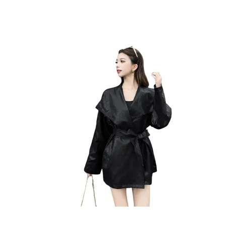 GEZITAI Женские кожаные куртки