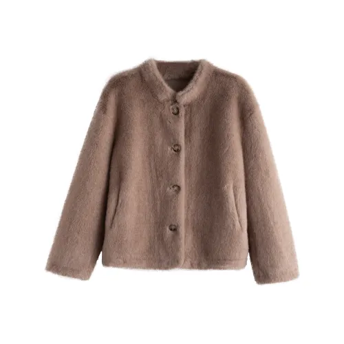 Tonlion Кофе Женские Меховые изделия