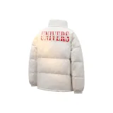 Абрикосовый хлопковый пуховик