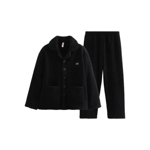 FENTENG FJ26940681 Черный Женские Пижамные Комплекты