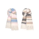 Розовый, синий + серый хаки