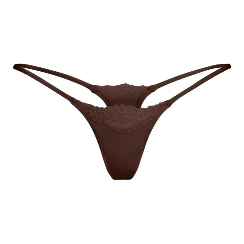 SKIMS FW25 Подходит всем Кружево STRING Стринг Женские