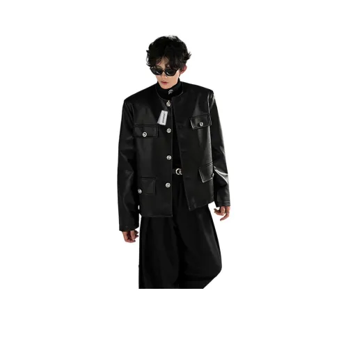 DOGANSON Черный Унисекс Кожаные куртки