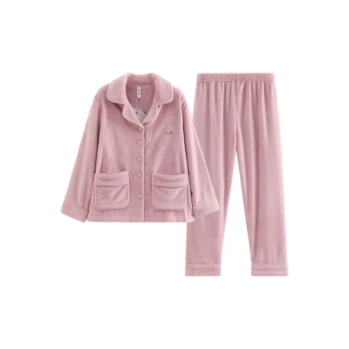 FENTENG FJ26940722 Пастельный Розовый Женский Пижамный Комплект