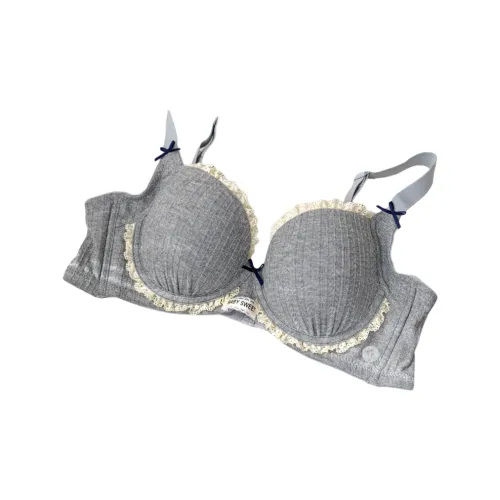 FAVMARTHA Цветочная почка Серый Женский Бюстгальтер