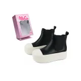 Черные слипоны (высокие ботинки)