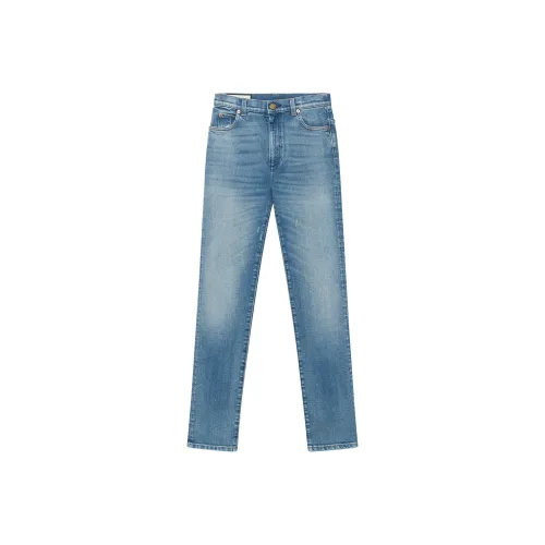 GUCCI Светло-синие Женские Джинсы