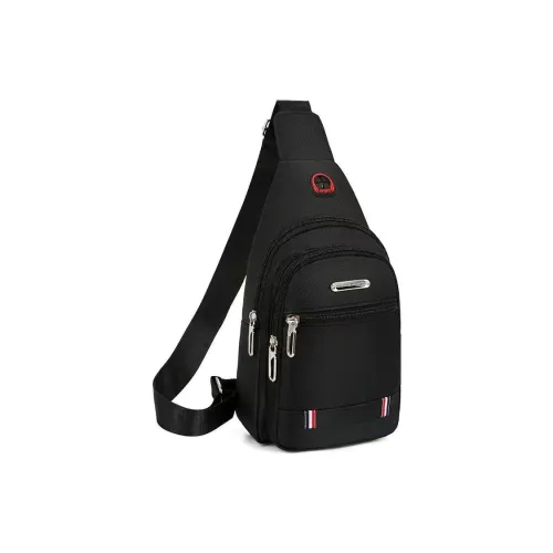 THREEHUAN Oxford Sling Bag Men's Multicolor