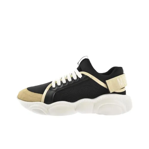 MOSCHINO Низкий топ Повседневная обувь Мужская Черный Коричневый