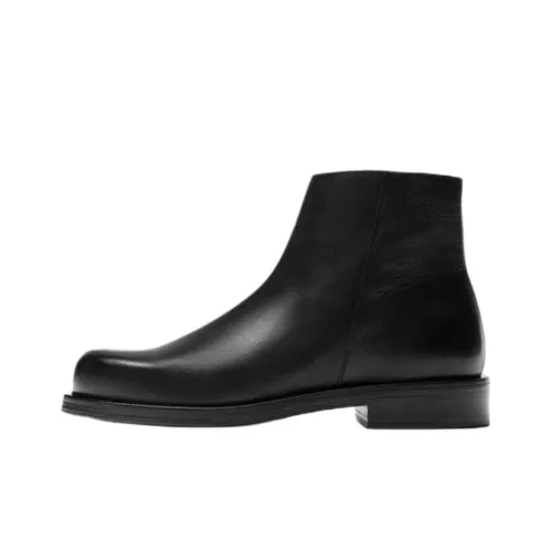 ZARA Ограниченная серия ботинок черного цвета для мужчин