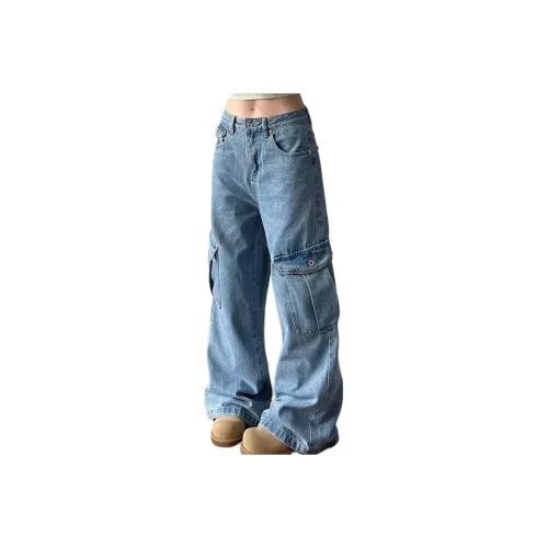 ONENINE34PM Синий Женские Джинсы