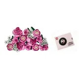 Букет Розовых Роз + Счастье Кирпич Коллекция