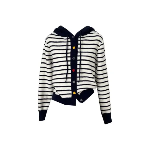 IQC Синие полосы узор женский трикотаж