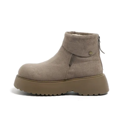 HUANQIU Ботильоны Серый Коричневый Женский