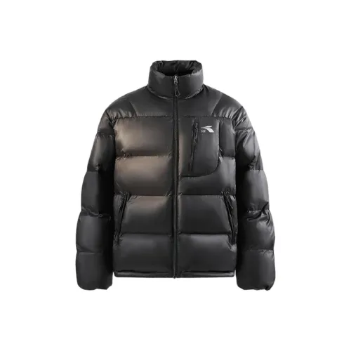 361° Супер-черный унисекс пуховики