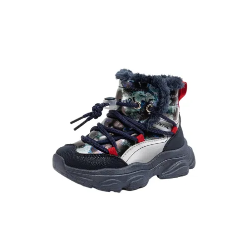 HBRK Slip-resistant Abrasion-resistant Rebound Thermal High-Top Insulated Boots for Children HBRK Противоскользящий Устойчивый к истиранию Отскок Термический Высокий Топ Утепленные Ботинки для Детей