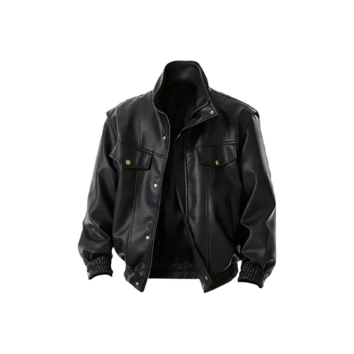 BANKONGSHAN Кожа Куртка Унисекс