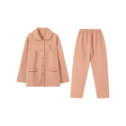 FENTENGCARE Коралловый Женские Пижамные Комплекты