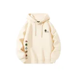 [Осень и зима ☆ Страховка при отправке] Светлый бежевый (Ma Кемпинг Наклейка Логотип на груди _Подпись_ Правая сторона)