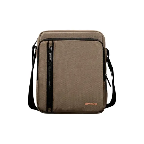 SEPTWOLVES Oxford Сумка через плечо Средняя Мужская Кофейная