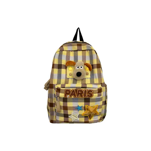 Miss Angel Нейлон Рюкзак Женские Желтый