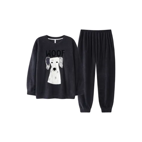 MADALLO Черный мужской комплект пижам