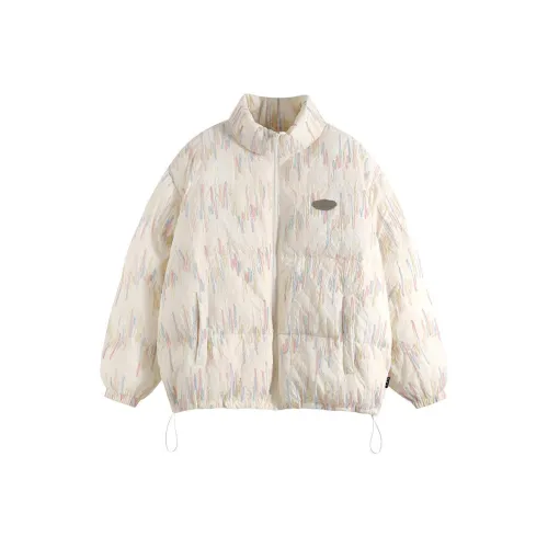 SKYA Молочный Белый Женский Пуховик