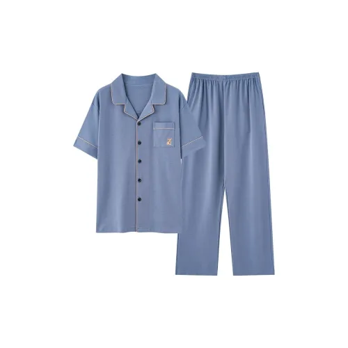 Floating Light Islands Пижама Комплект Мужской Светло-Синий