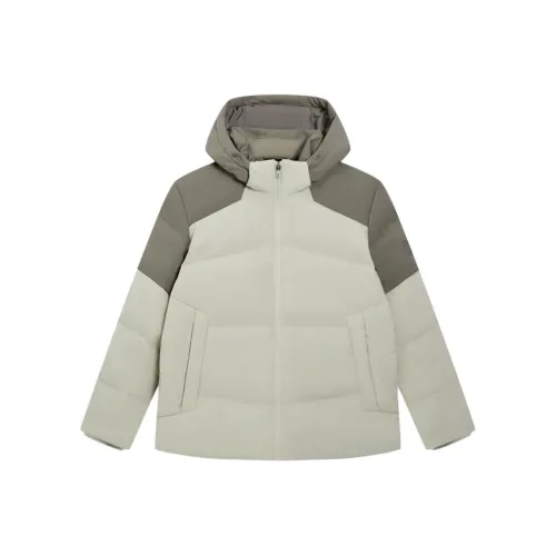 XTEP Светло-деревянный серый Eternal Термо-серый Мужской пуховик