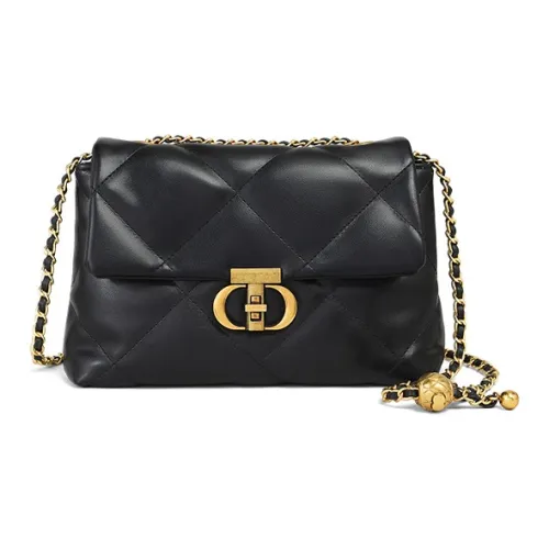 Younger Song Сумка через плечо из коровьей кожи с синтетической кожей стандартная женская черная